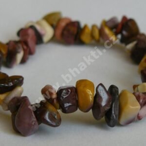 Náramek sekaný - jaspis mokait