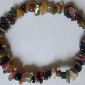 Náramek sekaný - turmalín meloun