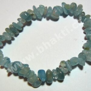 Náramek sekaný - akvamarin