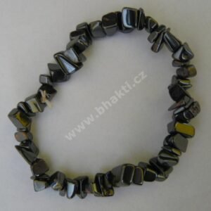 Náramek sekaný - hematit