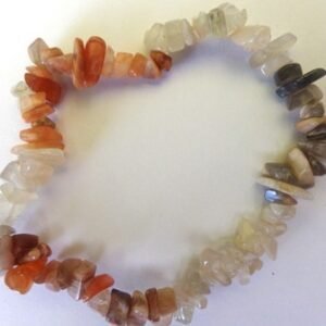 Náramek sekaný - achát