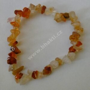 Náramek sekaný - karneol